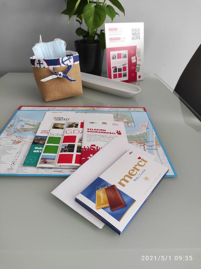 Przytulny Apartament, 2 Pokoje Nad Morzem Apartman Gdańsk Kültér fotó